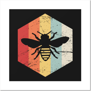 Retro Vintage Bee Keeper Icon Posters and Art